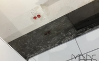 Montage in Kerpen der Black Forest Granit Arbeitsplatten