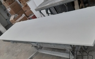 Produktion - Ice White K2 Quarz Rückwand
