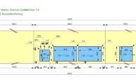 CAD Zeichnung der Arbeitsplatten