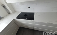 8868 Argos White CTX-BasicQuarz Arbeitsplatte in 2 cm