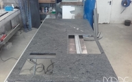 Produktion - Alps Glitter Granit Arbeitsplatte