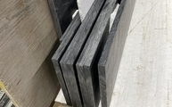 Lieferung der Granit Trittstufe Steel Grey