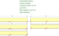 CAD Zeichnung für Sanstein Fensterbänke