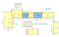 Zeichnung der CTX - Basic Keramik Arbeitsplatten und Fensterbank