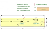 CAD Zeichnung der Neolith Rückwand in Köln
