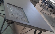 Produktion - Barro Neolith Arbeitsplatte mit Ausschnitt