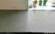 Belgisch Blaustein Marmor Arbeitsplatte auf der Küchenzeile