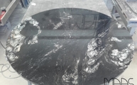 Produktion - Granit Tischplatte Belvedere in 2 cm