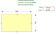 CAD Zeichnung der Marmor Arbeitsplatte