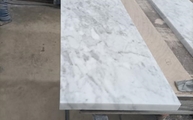 Produktion - Bianco Carrara C Marmor Fensterbänke 86 cm Breit
