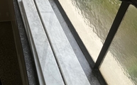 Bianco Carrara C Marmor Fensterbänke in Köln gelierfert