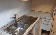 Bianco Sardo Granit Arbeitsplatte mit Spüle