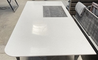 Produktion - Silestone Arbeitsplatte Blanco Maple mit Ausschnitt