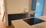 Montage der Silestone Arbeitsplatten Blanco Maple in Köln
