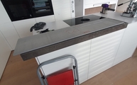 Montage der Apavisa Arbeitsplatten Pietra Grey