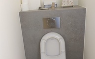 WC in Köln mit Porcelanosa Fliesen Bottega Acero