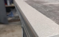 Produktion - Trani Ivory CTX - Basic Keramik Wischleiste in 5 cm Höhe