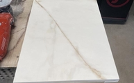 Produktion - Calacatta Gold Porcelanosa Arbeitsplatte in 1,2 cm 