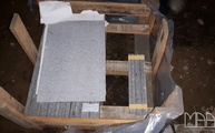Granit Treppen Cinza Grey in Köln geliefert 