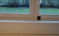 Silestone Fensterbänke Blanco Zeus Extreme mit suede Oberfläche
