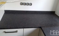 Granit Suede / Coffee Brown Arbeitsplatten und Wischleisten