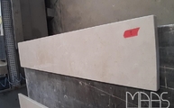 Produktion - 3 cm dicke Crema Marfil Marmor Fensterbank