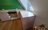 Montage der Danae Dekton Arbeitsplatten und Wischleisten