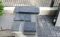 Granitplatten Devil Black in Köln geliefert