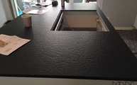 Kücheninsel mit Granit Arbeitsplatte Devil Black