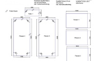 CAD Zeichnung der Dektonplatten