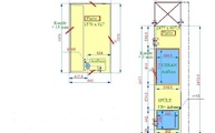 CAD Zeichnung der Silestone Arbeitsplatten