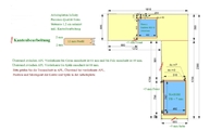 CAD Zeichnung der Küche in L-Form in Köln