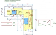 CAD Zeichnung der Dekton Arbeitsplatten