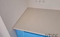 2 cm dicke Aeris Dekton Arbeitsplatte