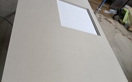 Produktion - Ausschnitt in der Sasea Dekton Arbeitsplatte