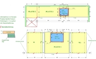 CAD Zeichnung der Arbeitsplatten und Seitenwangen