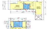 Zeichnung der Neolith Arbeitsplatten