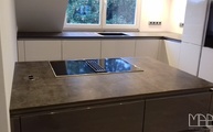 Iron Grey Neolith Arbeitsplatten in Köln montiert