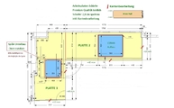 CAD Zeichnung der Küche in Köln mit Schiefer Arbeitsplatten