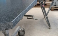 Produktion - Granit Trittstufe Jussy Black in 2 cm