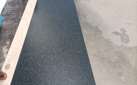 Produktion - Granit Treppen Jussy Black mit satinierten Oberflächen