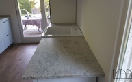 Satinierte Granit Arbeitsplatten Kashmir White