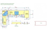 CAD Zeichnug für Granit Arbeitsplatten und Fensterbank