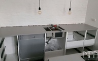 Montage in Köln: Silestone Arbeitsplatten aus dem Material Kensho