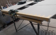 Produktion - Satinierte Keramik großformatige Fliesen