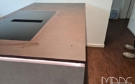 UltraMatt Oberfläche der Keranium Dekton Arbeitsplatte