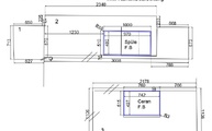 Zwei Dekton Arbeitsplatten - Zeichnung