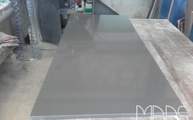 Produktion - Polierte Marengo Silestone Arbeitsplatte