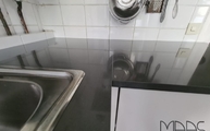 Polierte Marengo Silestone Arbeitsplatten