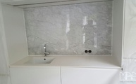 Marmor Rückwand Bianco Carrara C